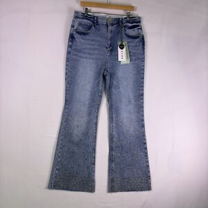 Engel Floral Flare Denim Jeans